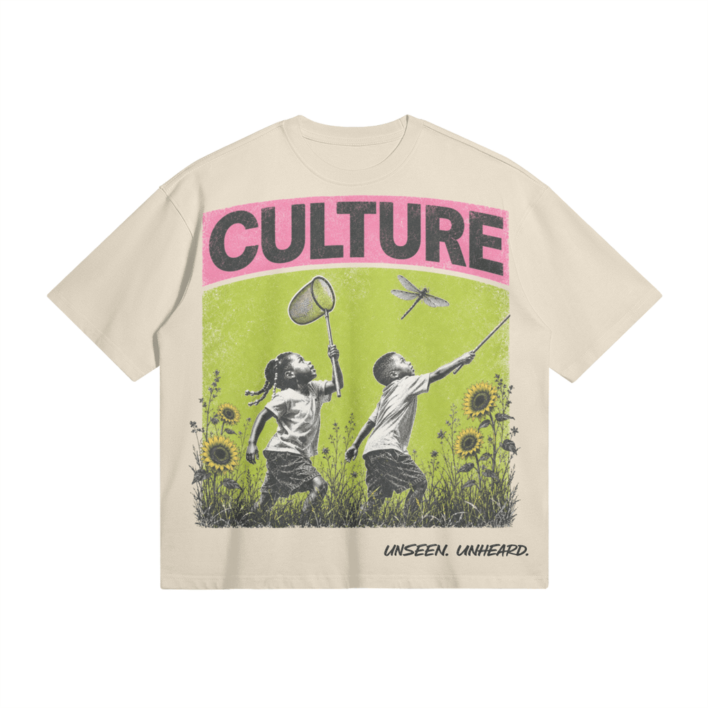 CULTURE: DRAGONFLY BOXY TEE - UNSEEN. UNHEARD.