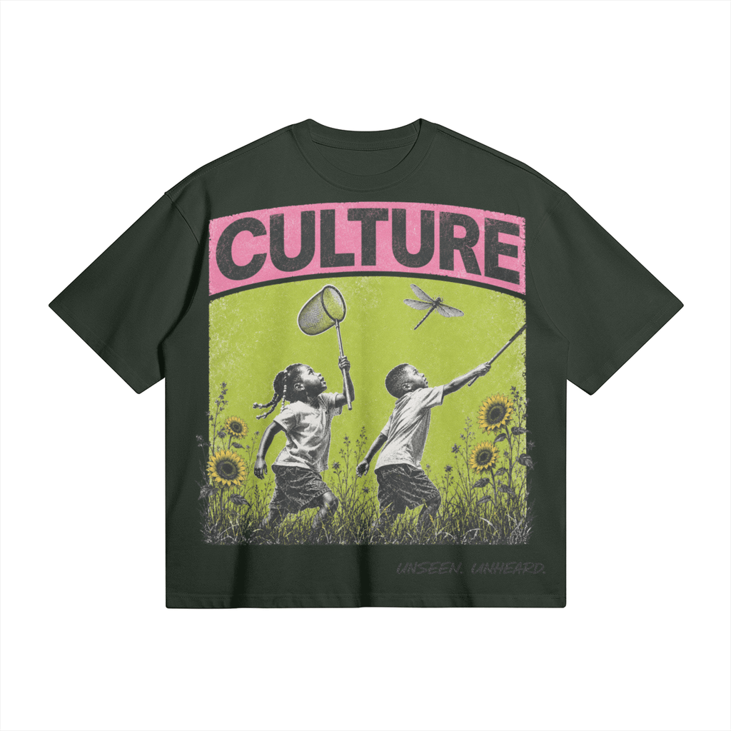 CULTURE: DRAGONFLY BOXY TEE - UNSEEN. UNHEARD.