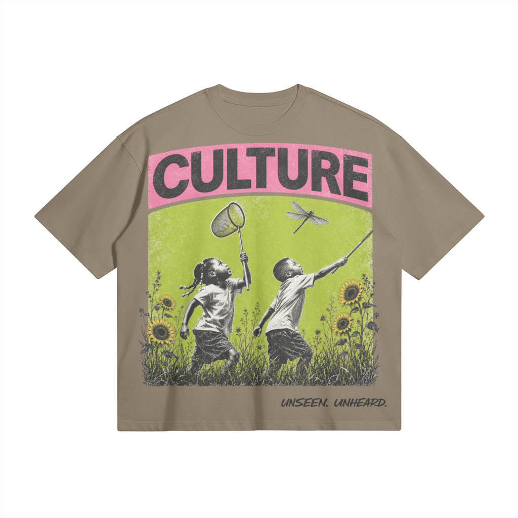 CULTURE: DRAGONFLY BOXY TEE - UNSEEN. UNHEARD.