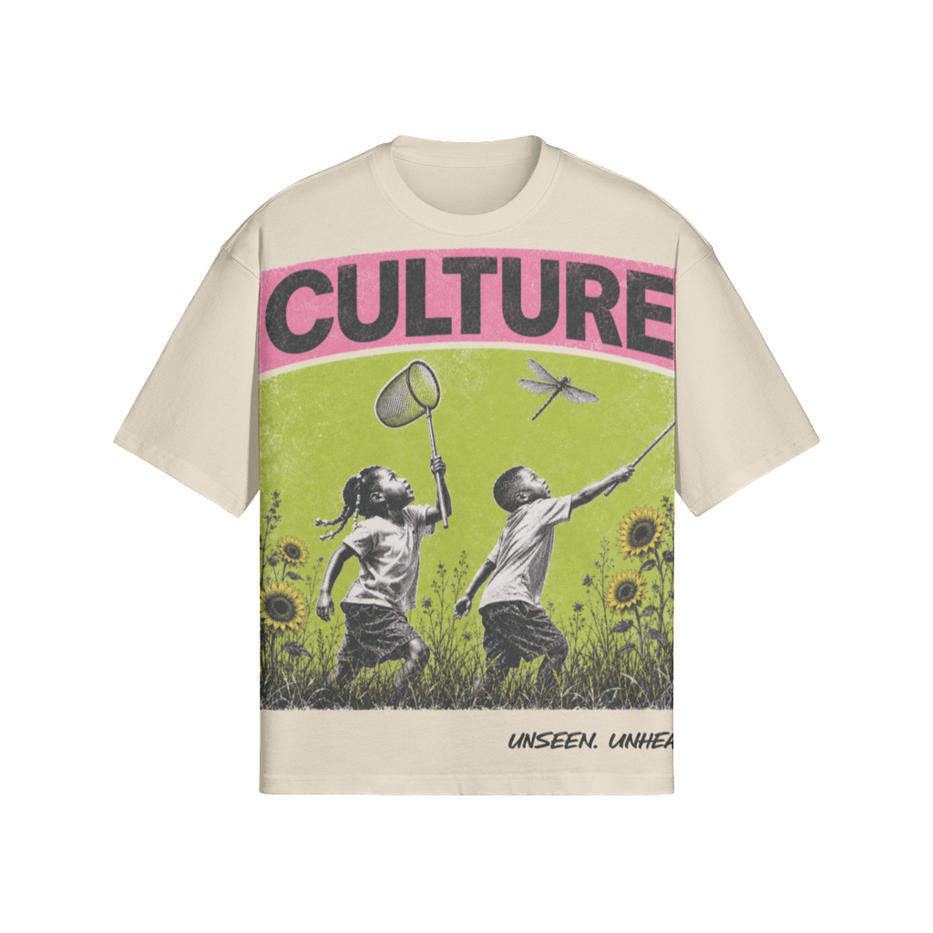 CULTURE: DRAGONFLY BOXY TEE - UNSEEN. UNHEARD.