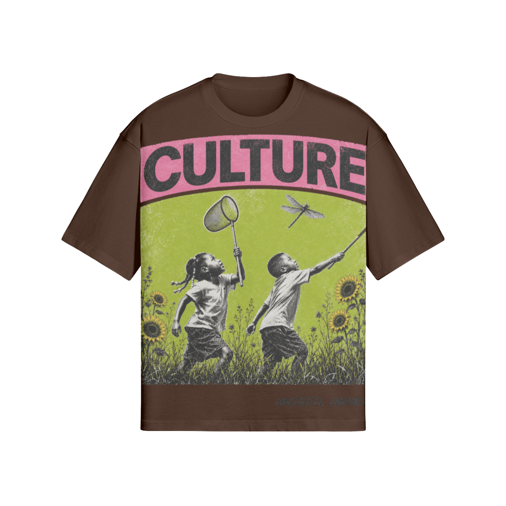 CULTURE: DRAGONFLY BOXY TEE - UNSEEN. UNHEARD.