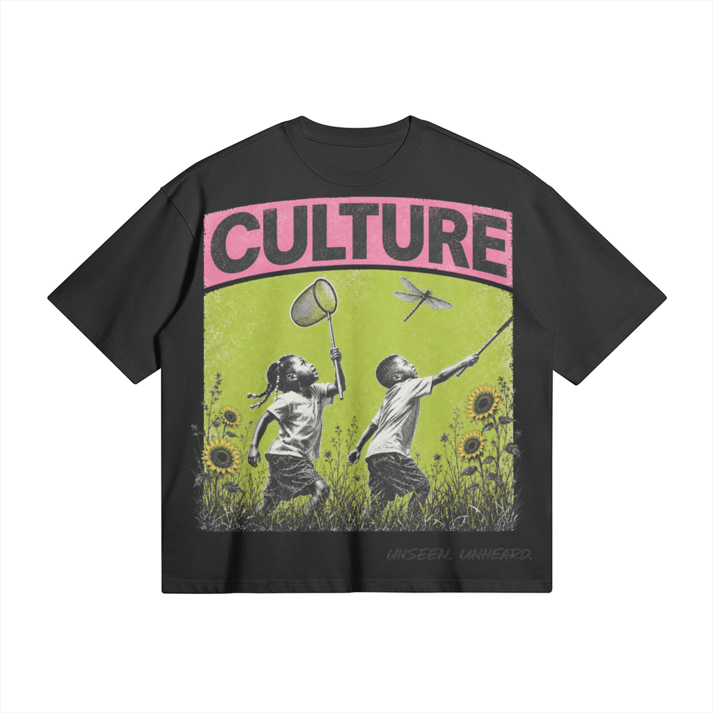 CULTURE: DRAGONFLY BOXY TEE - UNSEEN. UNHEARD.