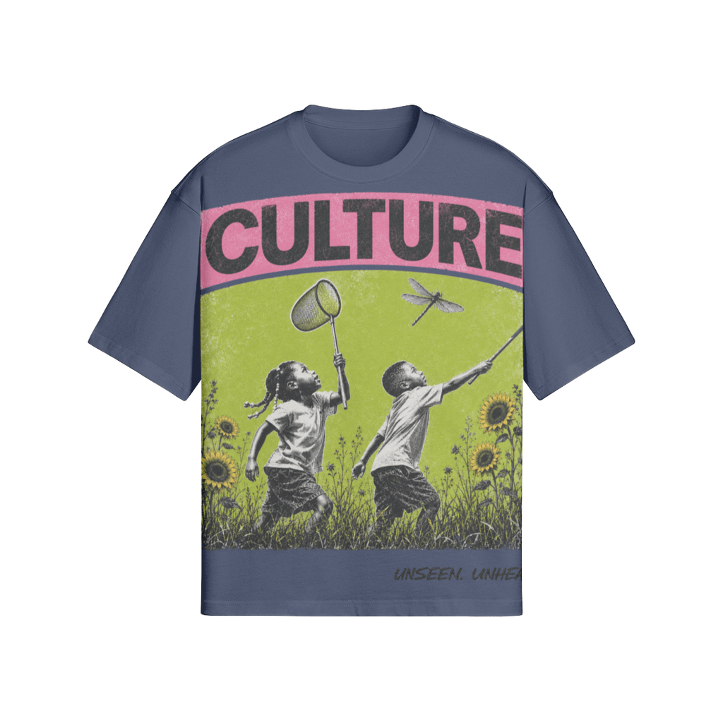 CULTURE: DRAGONFLY BOXY TEE - UNSEEN. UNHEARD.