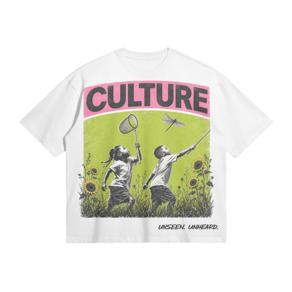 CULTURE: DRAGONFLY BOXY TEE - UNSEEN. UNHEARD.