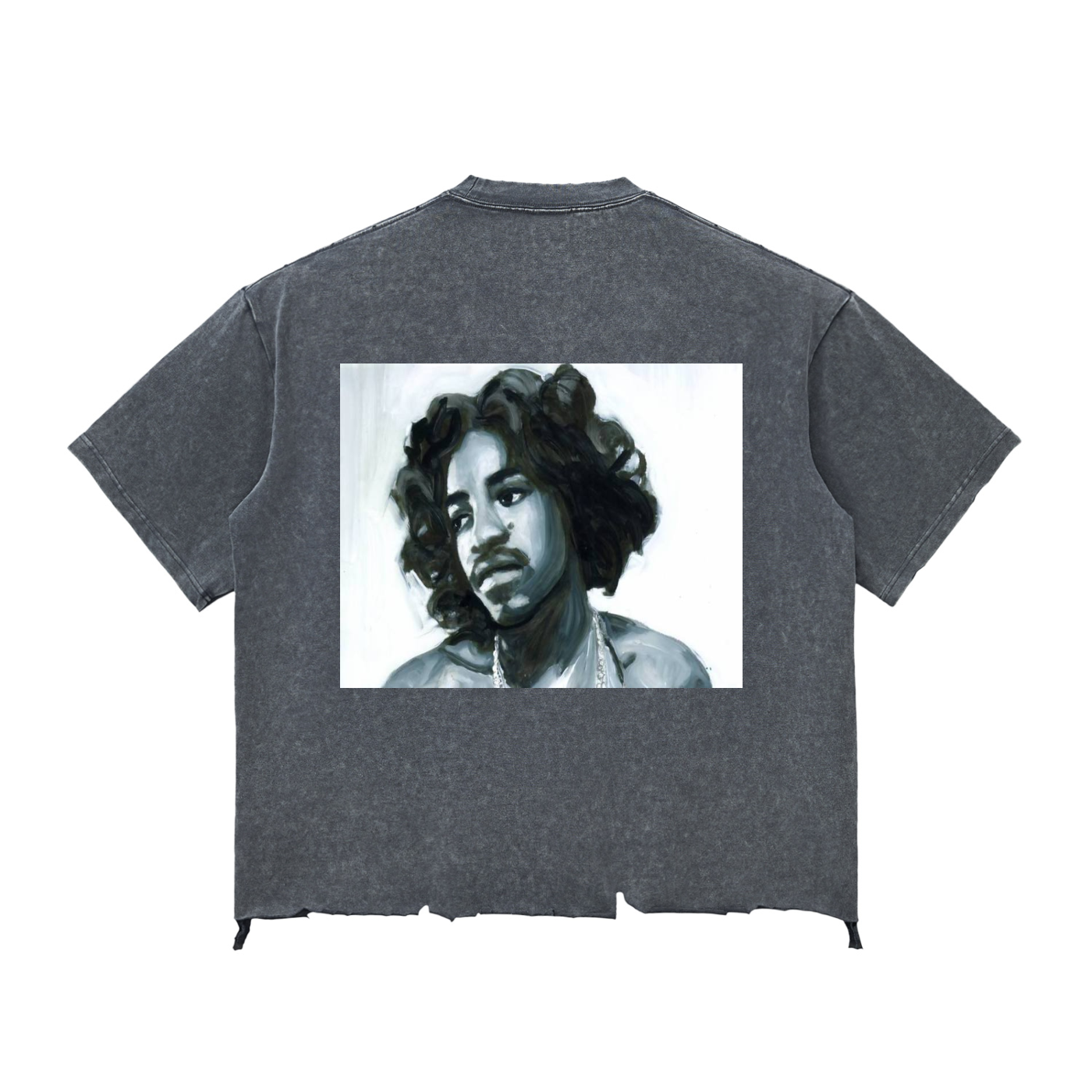3 STACKS VINTAGE RIPPED TEE.