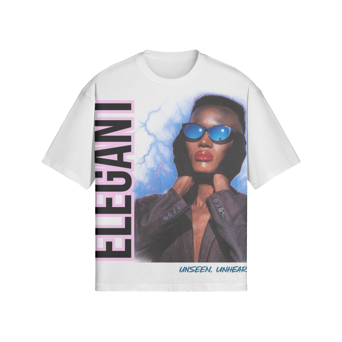 ELEGANT GRACE BOXY TEE - UNSEEN. UNHEARD.