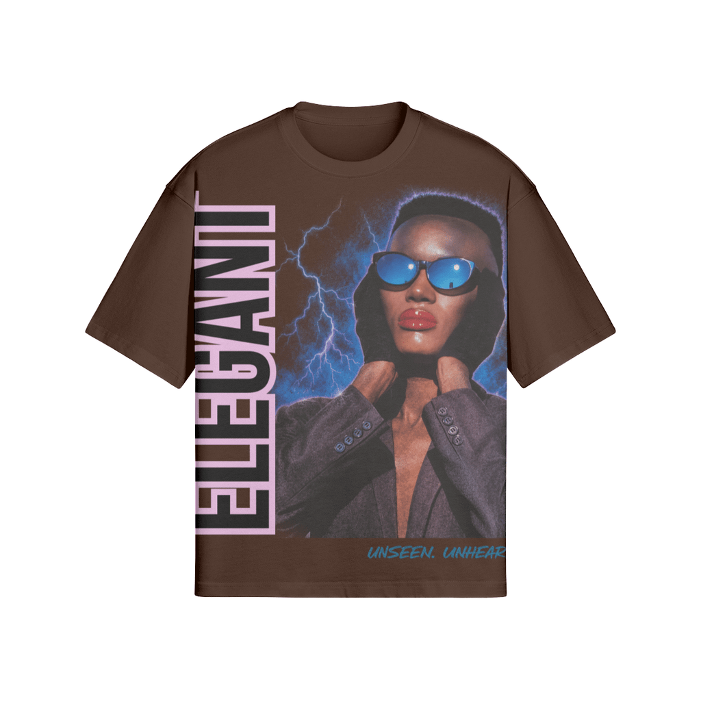 ELEGANT GRACE BOXY TEE - UNSEEN. UNHEARD.