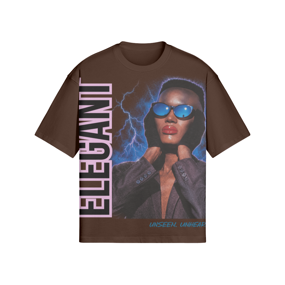 ELEGANT GRACE BOXY TEE - UNSEEN. UNHEARD.