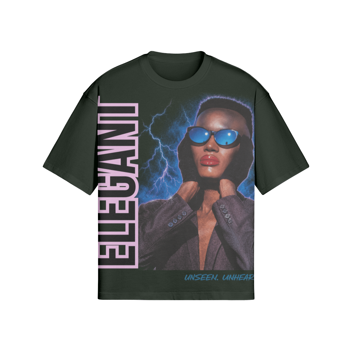 ELEGANT GRACE BOXY TEE - UNSEEN. UNHEARD.