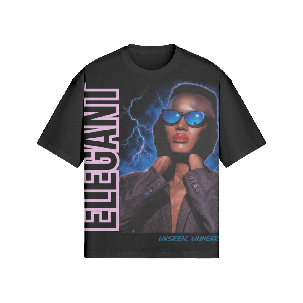 ELEGANT GRACE BOXY TEE - UNSEEN. UNHEARD.