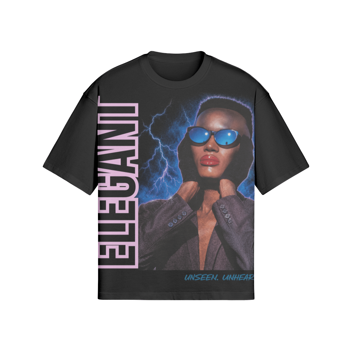ELEGANT GRACE BOXY TEE - UNSEEN. UNHEARD.