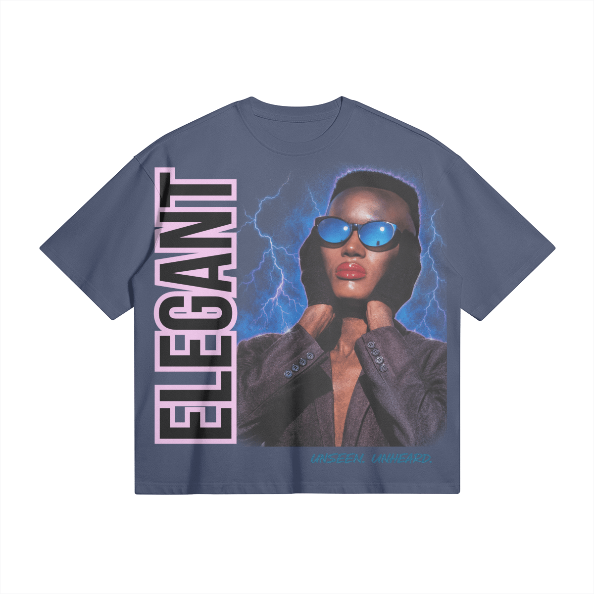 ELEGANT GRACE BOXY TEE - UNSEEN. UNHEARD.