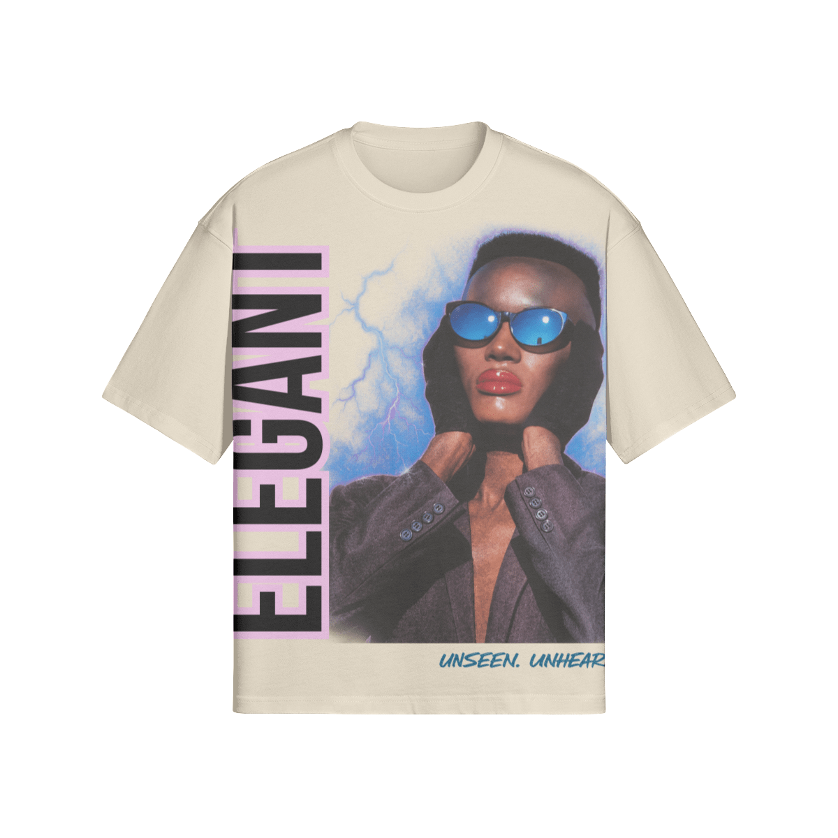 ELEGANT GRACE BOXY TEE - UNSEEN. UNHEARD.