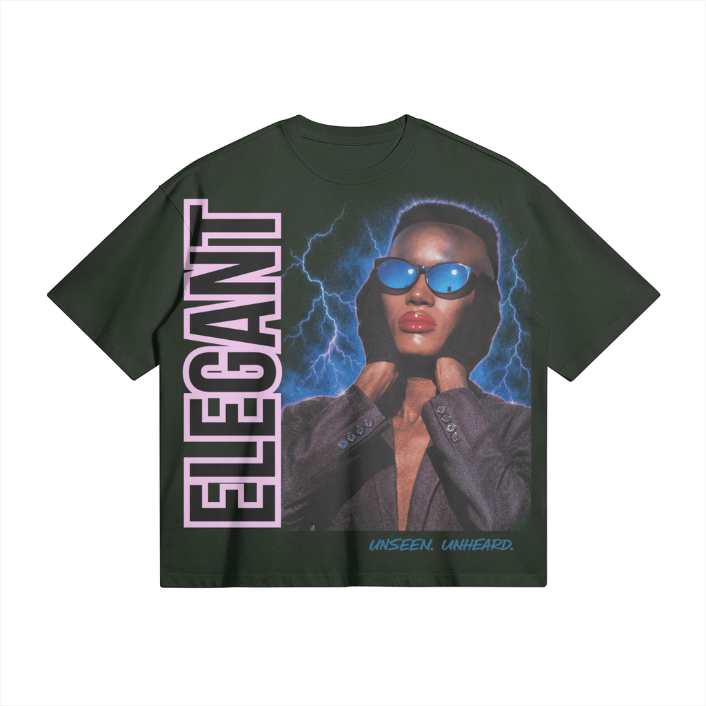 ELEGANT GRACE BOXY TEE - UNSEEN. UNHEARD.