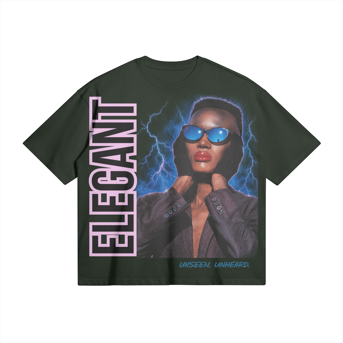 ELEGANT GRACE BOXY TEE - UNSEEN. UNHEARD.
