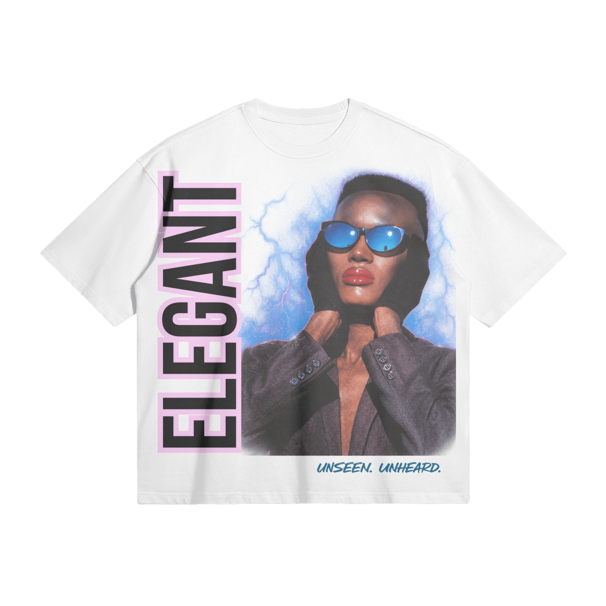 ELEGANT GRACE BOXY TEE - UNSEEN. UNHEARD.