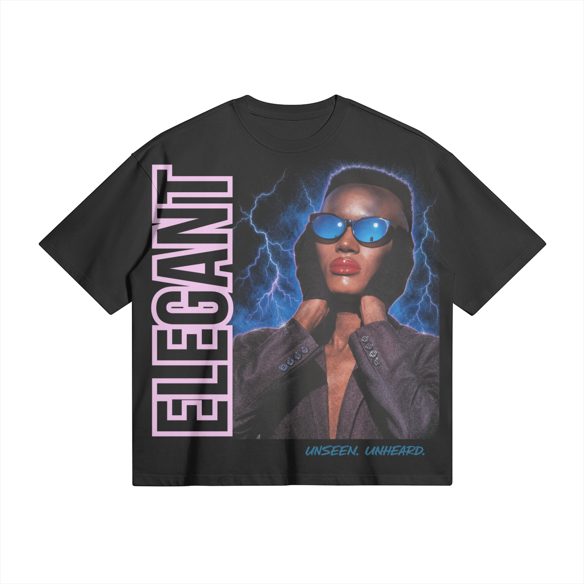 ELEGANT GRACE BOXY TEE - UNSEEN. UNHEARD.