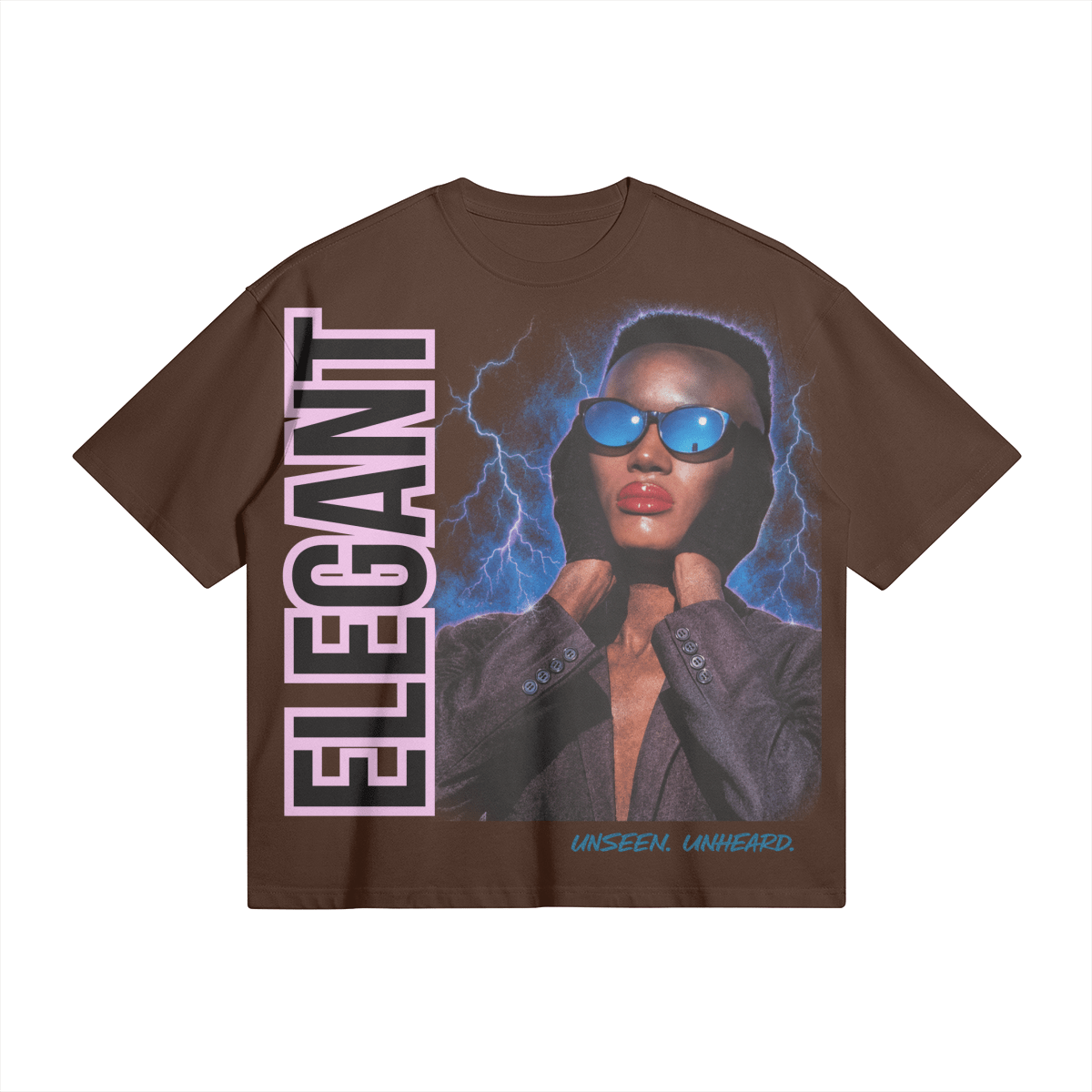 ELEGANT GRACE BOXY TEE - UNSEEN. UNHEARD.
