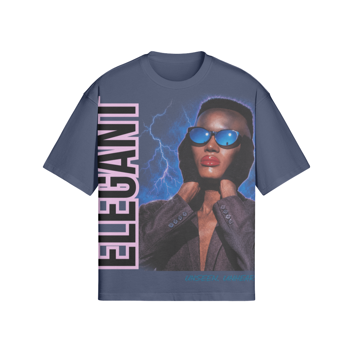 ELEGANT GRACE BOXY TEE - UNSEEN. UNHEARD.