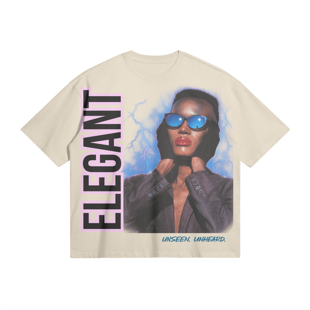 ELEGANT GRACE BOXY TEE - UNSEEN. UNHEARD.