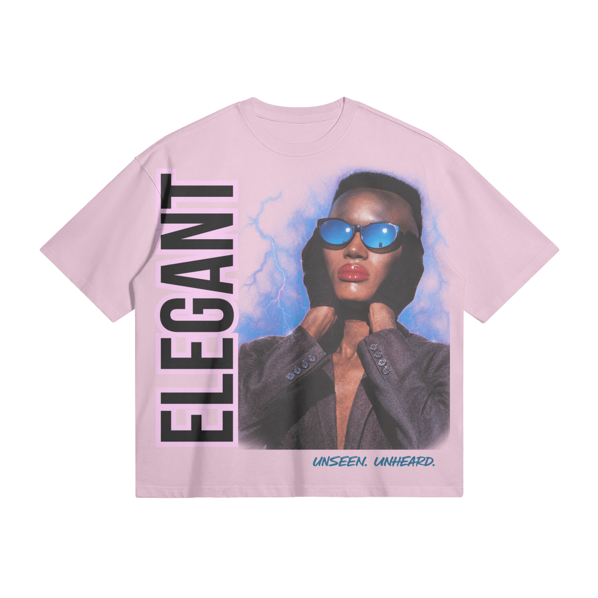 ELEGANT GRACE BOXY TEE - UNSEEN. UNHEARD.