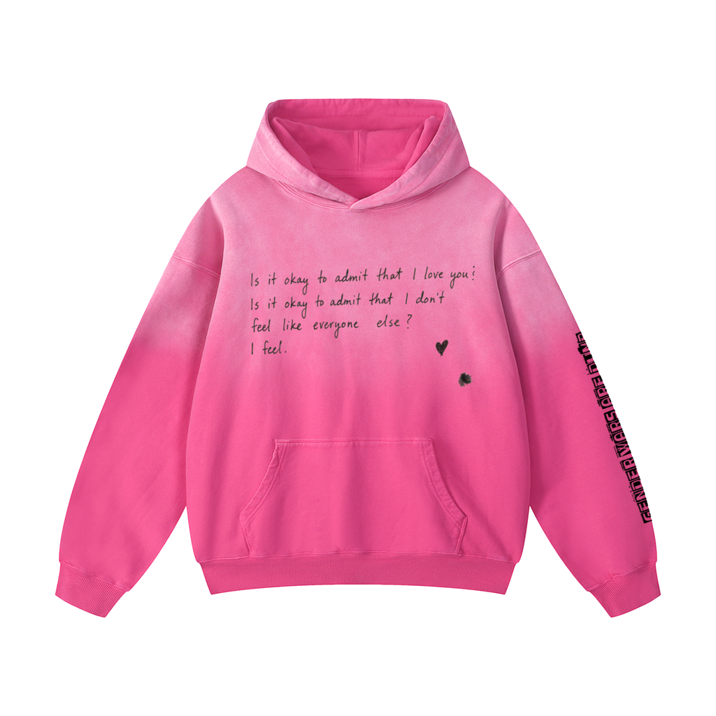 I FEEL OVERSIZED HOODIE.