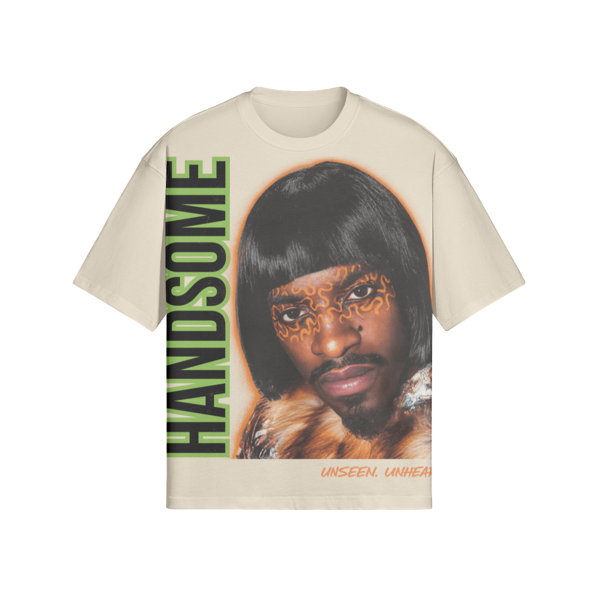 HANDSOME DRE BOXY TEE - UNSEEN. UNHEARD.