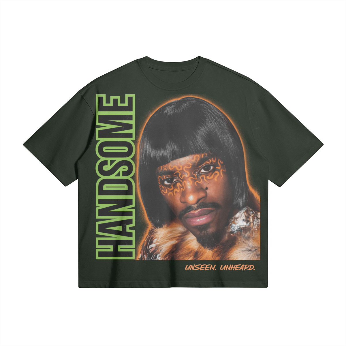 HANDSOME DRE BOXY TEE - UNSEEN. UNHEARD.