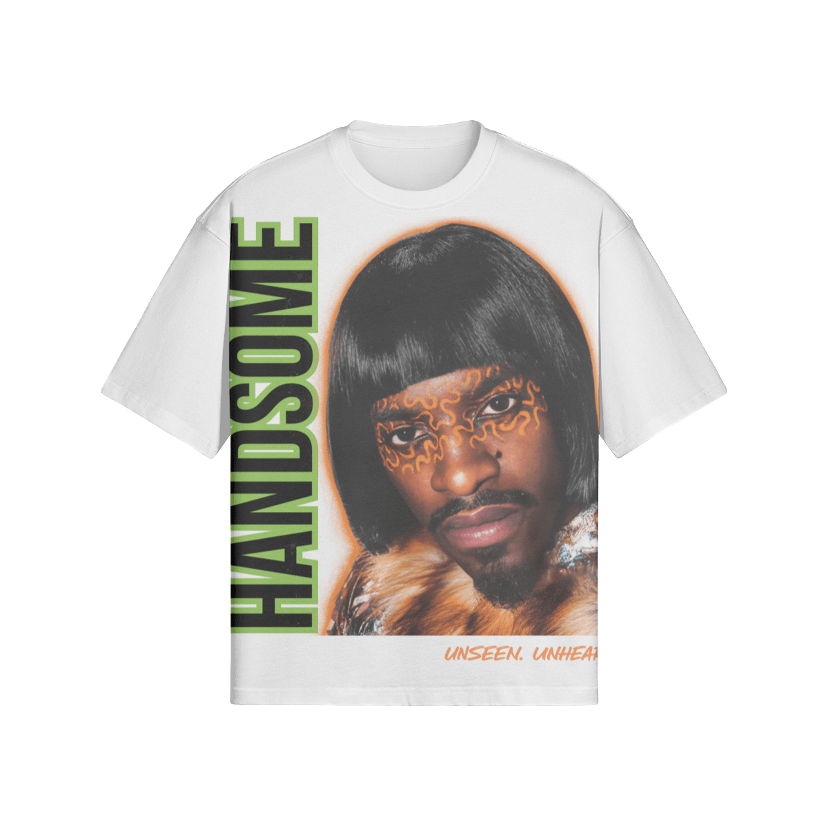 HANDSOME DRE BOXY TEE - UNSEEN. UNHEARD.
