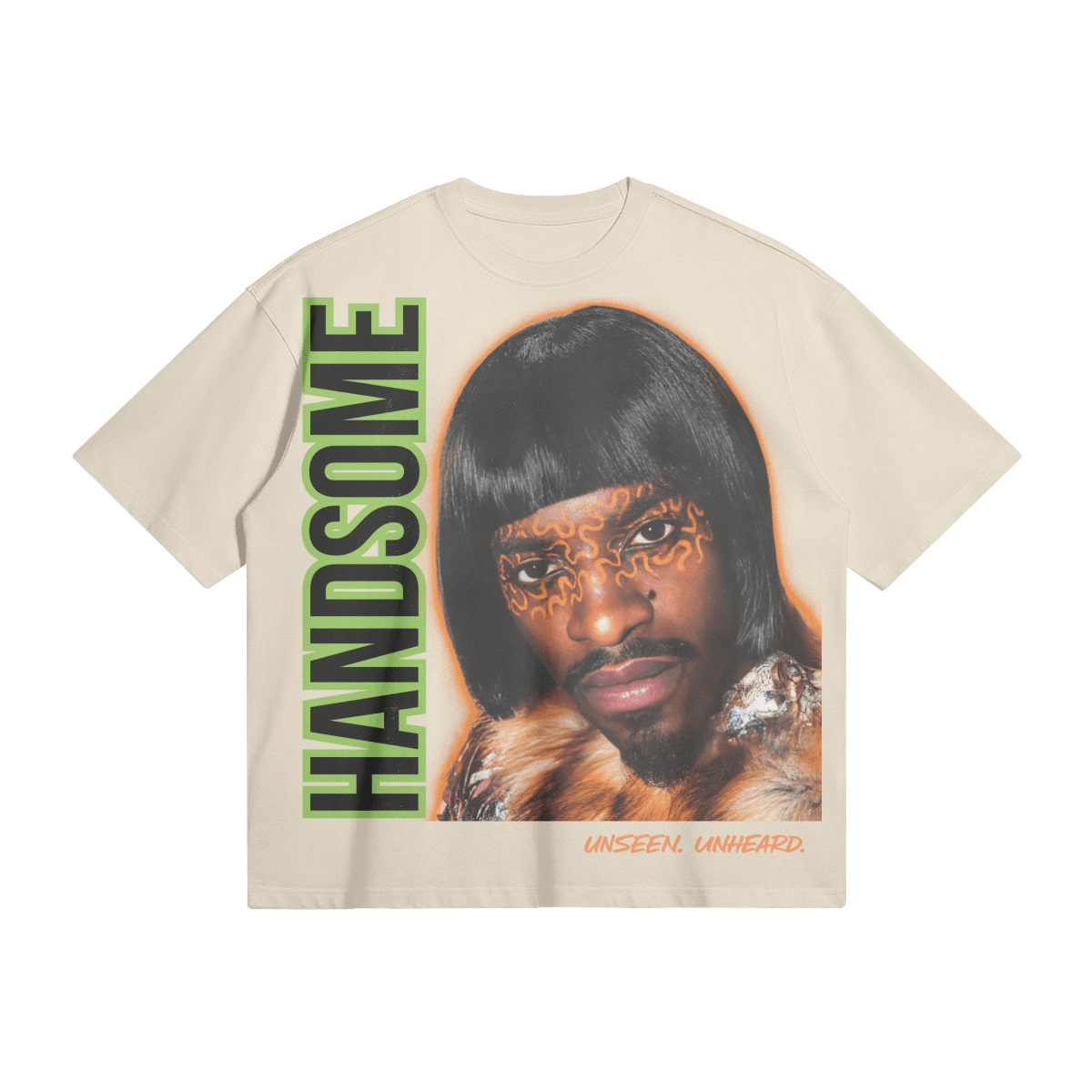 HANDSOME DRE BOXY TEE - UNSEEN. UNHEARD.