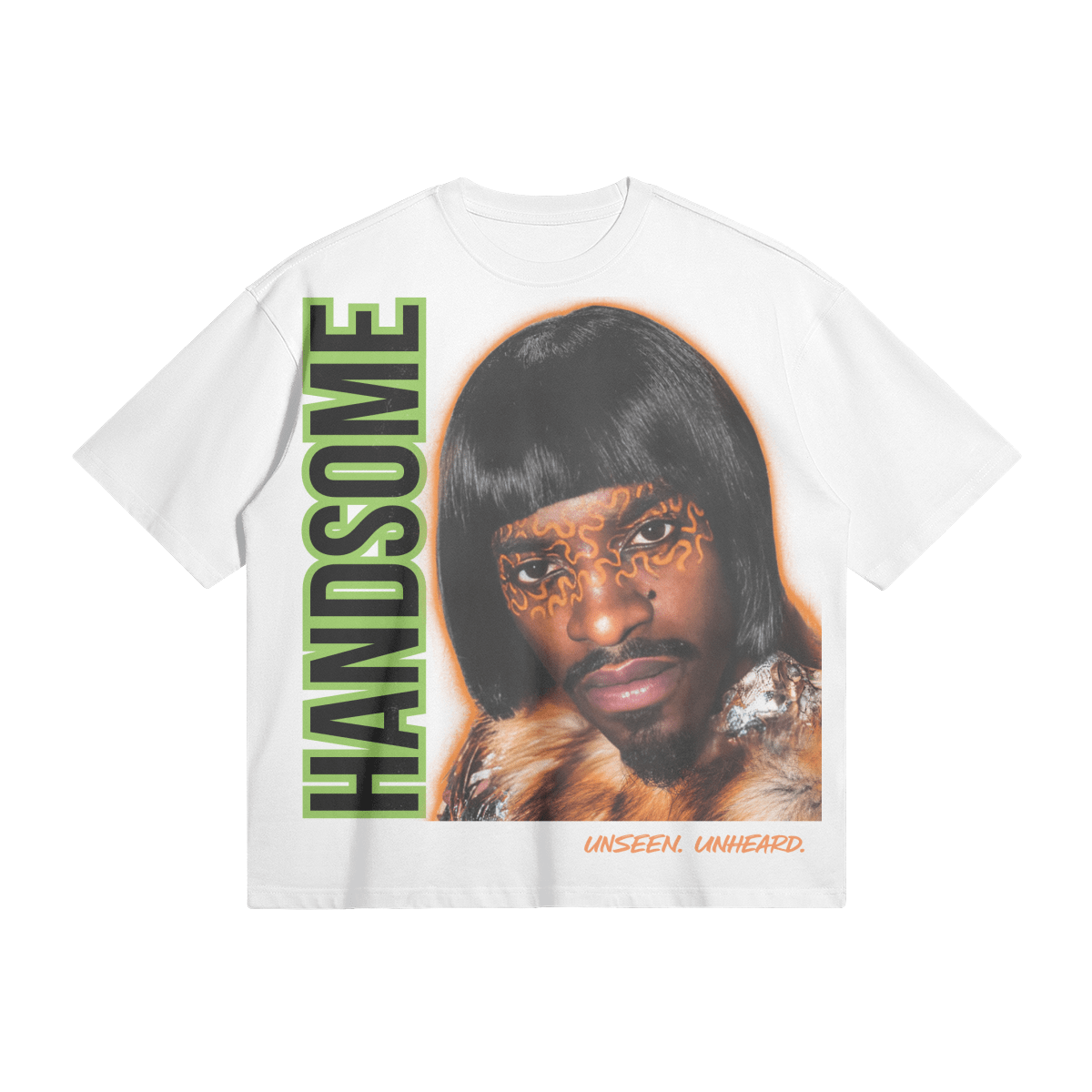 HANDSOME DRE BOXY TEE - UNSEEN. UNHEARD.