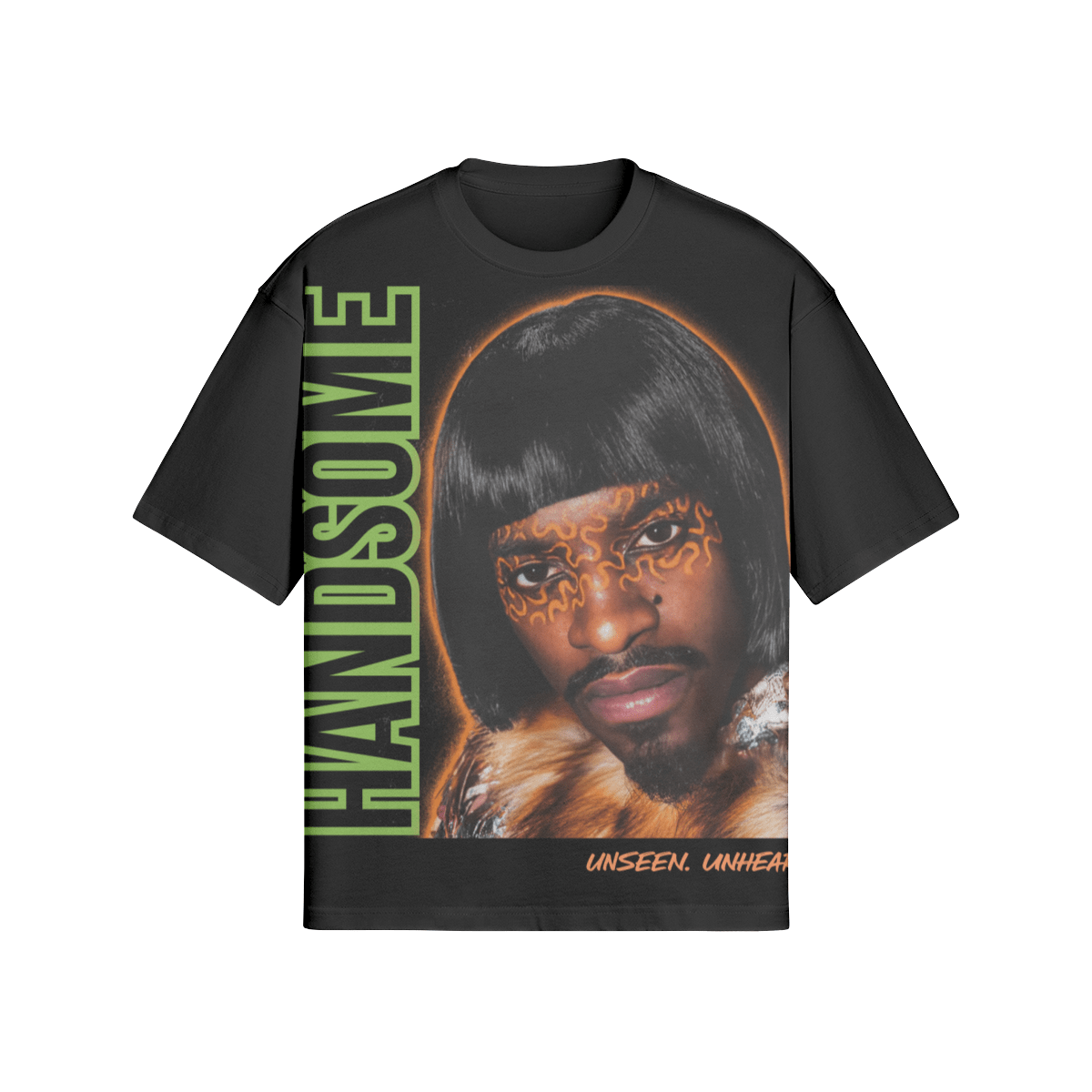 HANDSOME DRE BOXY TEE - UNSEEN. UNHEARD.