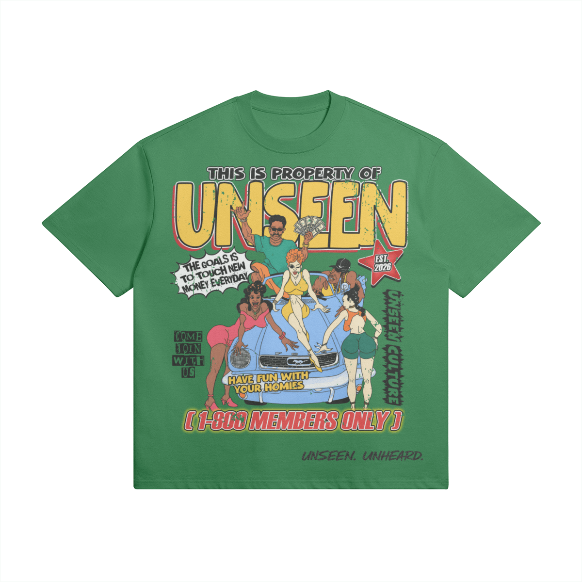 HAVE FUN OVERSIZED. - UNSEEN. UNHEARD.