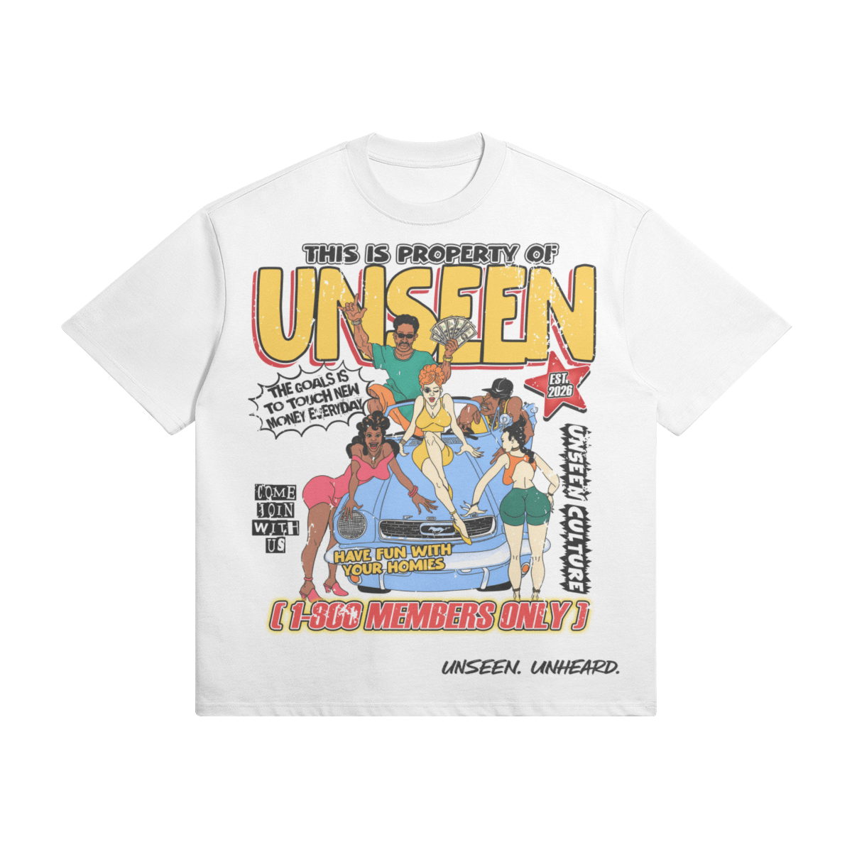 HAVE FUN OVERSIZED. - UNSEEN. UNHEARD.