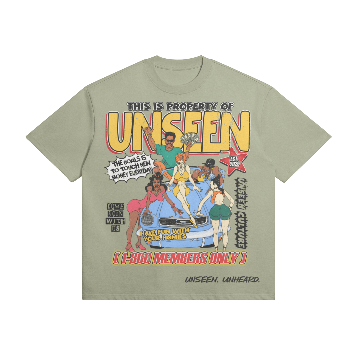 HAVE FUN OVERSIZED. - UNSEEN. UNHEARD.