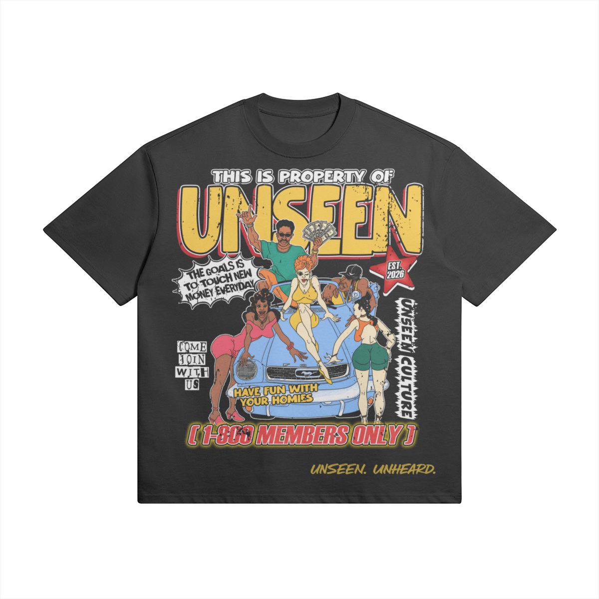 HAVE FUN OVERSIZED. - UNSEEN. UNHEARD.