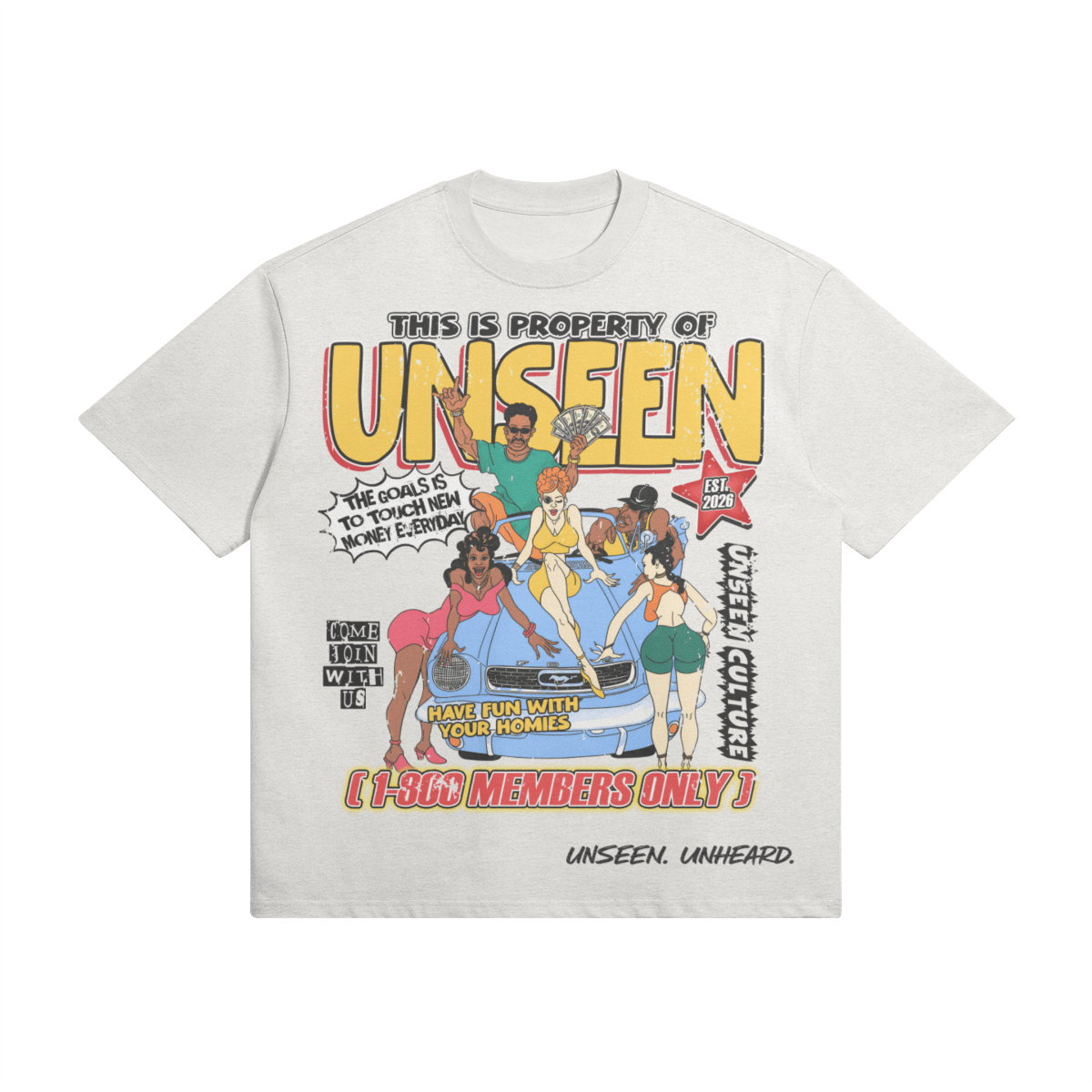 HAVE FUN OVERSIZED. - UNSEEN. UNHEARD.