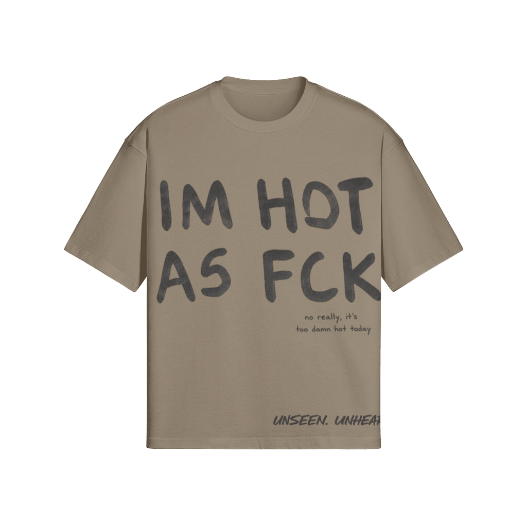 HOT ASF BOXY TEE - UNSEEN. UNHEARD.
