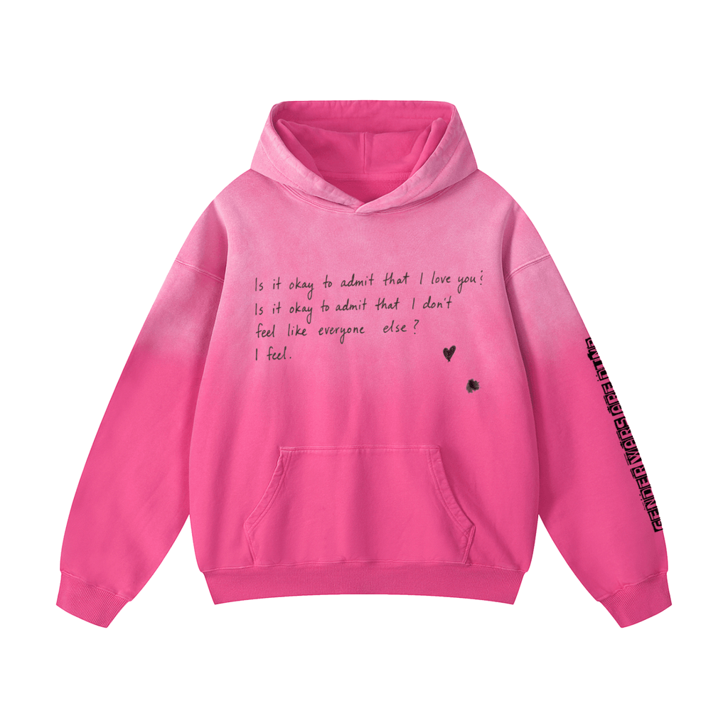 I FEEL OVERSIZED HOODIE. - UNSEEN. UNHEARD.