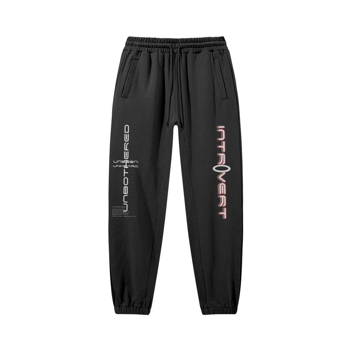 INTROVERT BAGGY SWEATS. - UNSEEN. UNHEARD.