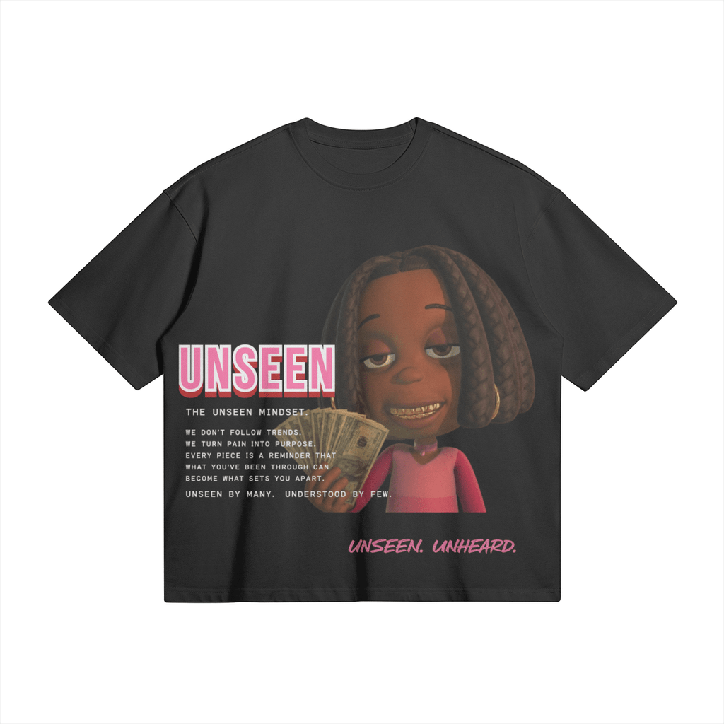 LIBBY BOXY TEE - UNSEEN. UNHEARD.