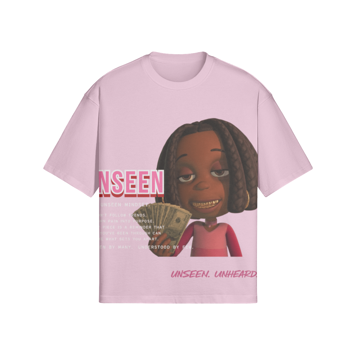 LIBBY BOXY TEE - UNSEEN. UNHEARD.