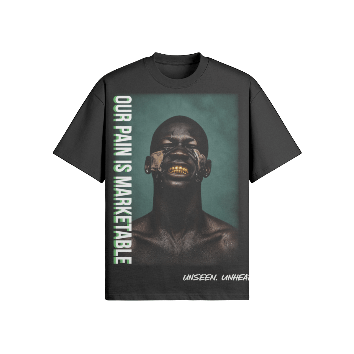 MARKETABLE PAIN OVERSIZED - UNSEEN. UNHEARD.