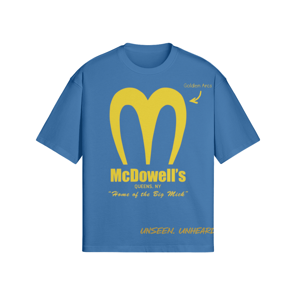 MCDOWELL'S BOXY TEE - UNSEEN. UNHEARD.