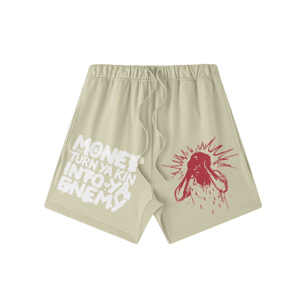MONEY CHANGES KIN OVERSIZED SWEAT SHORTS. - UNSEEN. UNHEARD.