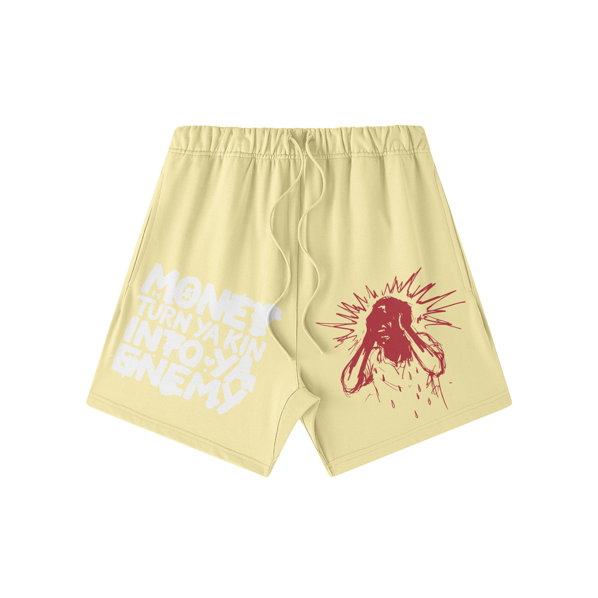 MONEY CHANGES KIN OVERSIZED SWEAT SHORTS. - UNSEEN. UNHEARD.