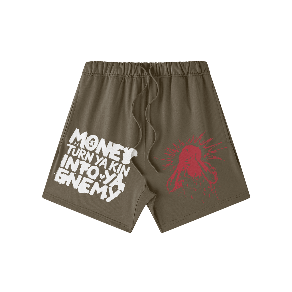 MONEY CHANGES KIN OVERSIZED SWEAT SHORTS. - UNSEEN. UNHEARD.