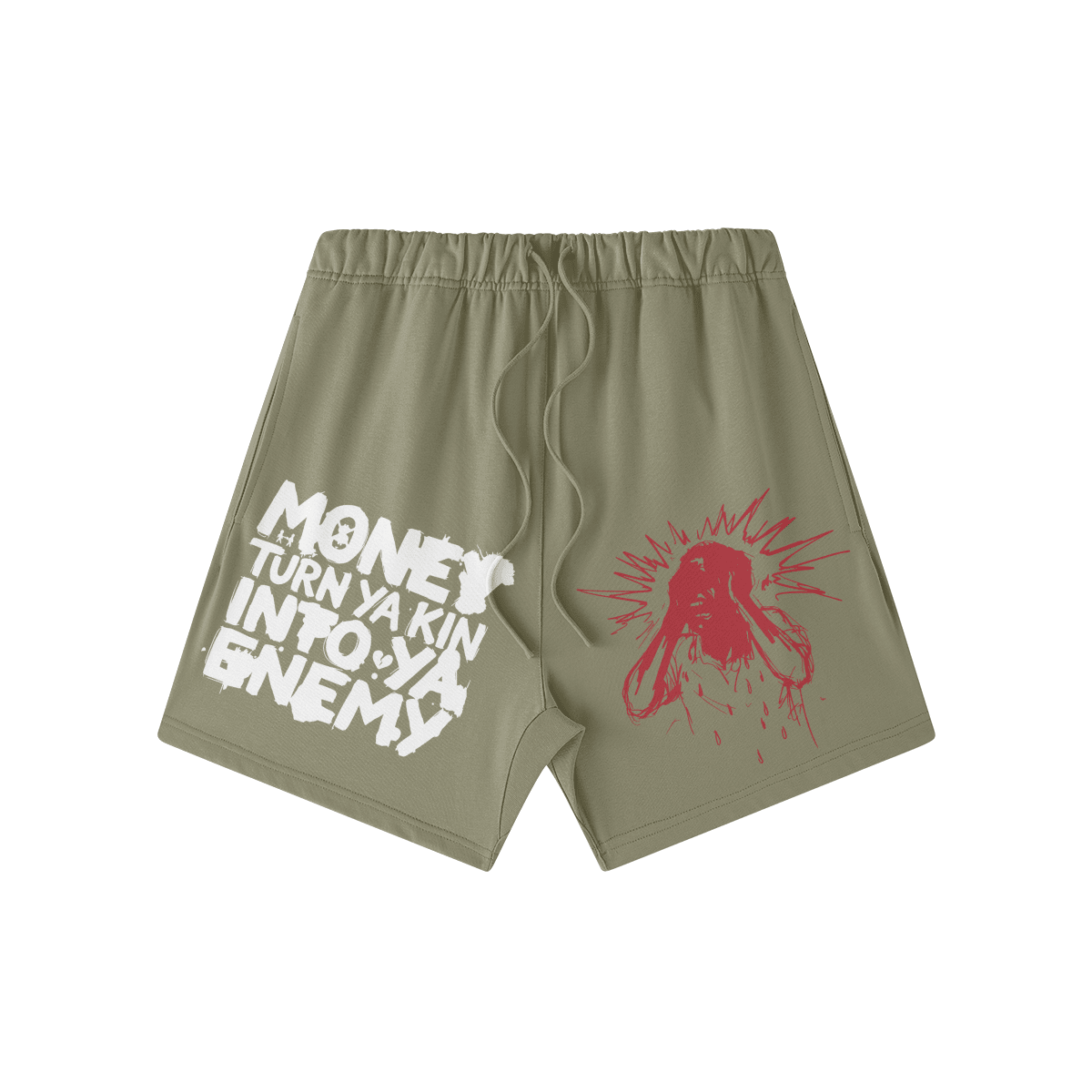 MONEY CHANGES KIN OVERSIZED SWEAT SHORTS. - UNSEEN. UNHEARD.