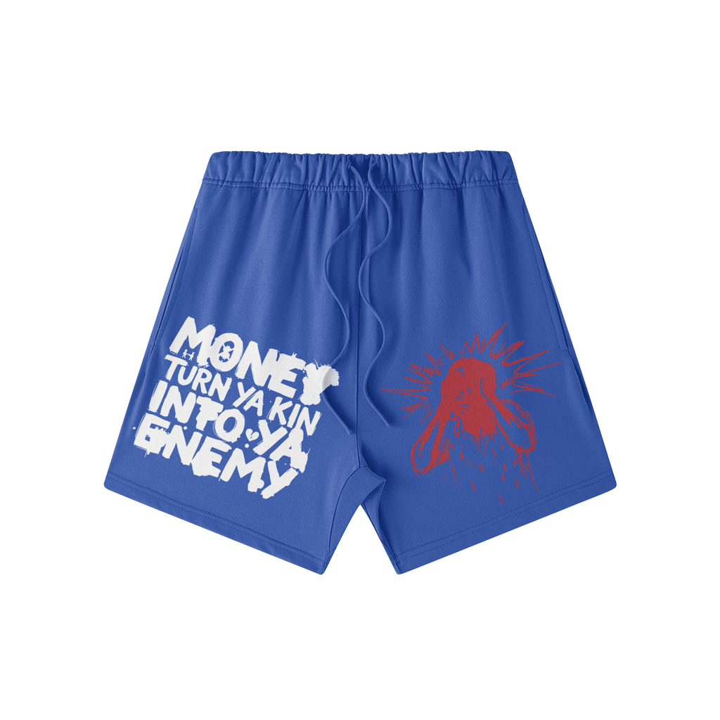 MONEY CHANGES KIN OVERSIZED SWEAT SHORTS. - UNSEEN. UNHEARD.