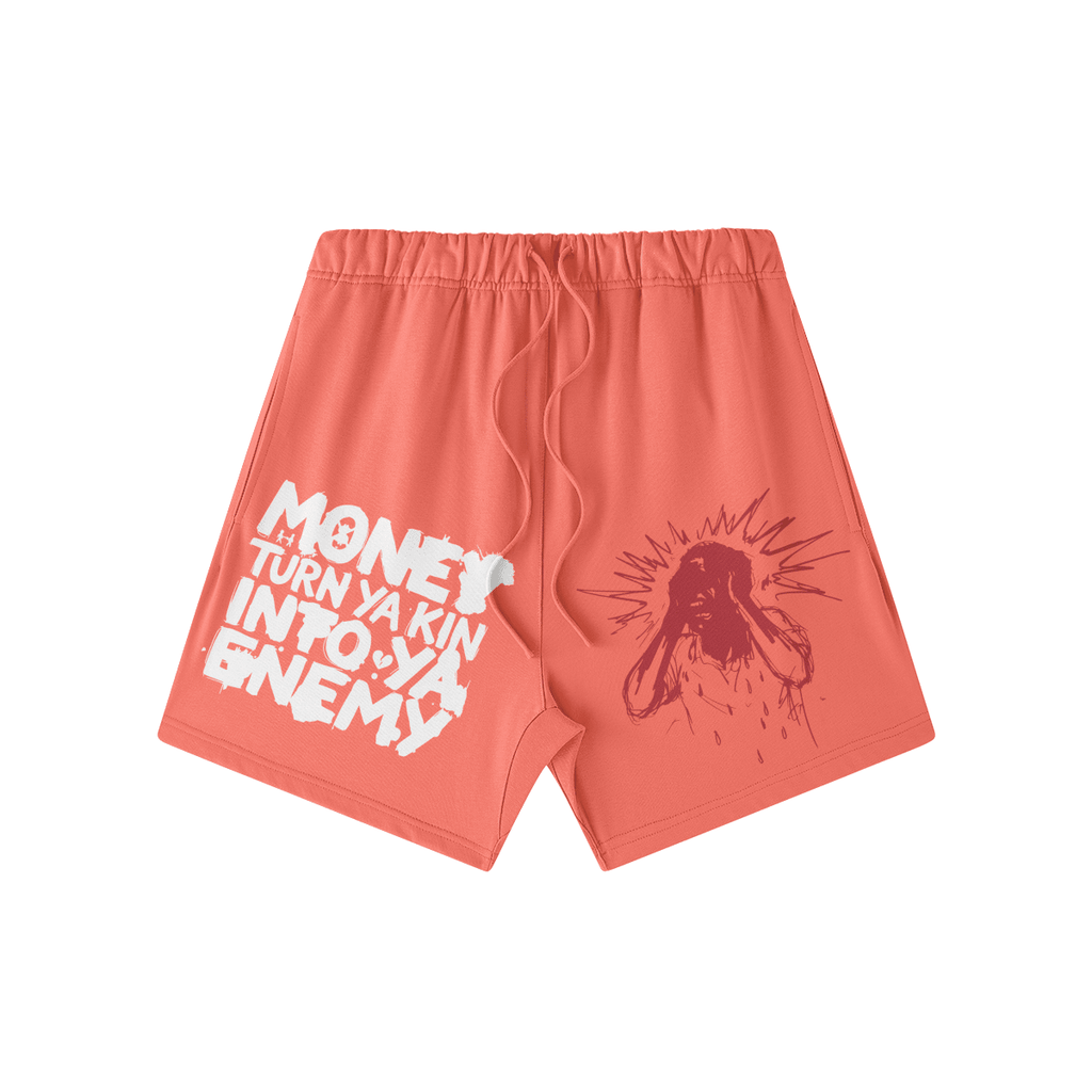 MONEY CHANGES KIN OVERSIZED SWEAT SHORTS. - UNSEEN. UNHEARD.